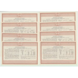 Bonus savings voucher for 500 zloty 1971, issue 28, ser. B, 8 pieces