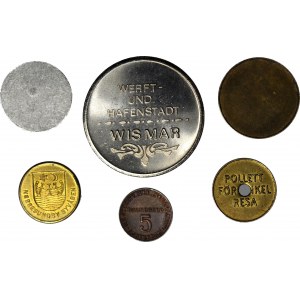 Set di 6 gettoni a tema marittimo