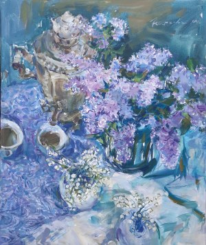Maria Nekrasova, Lilac and lily of the valley, 2020