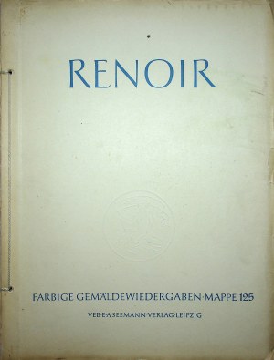 PIERRE AUGUSTE RENOIR 1841-1919 8 riproduzioni a colori