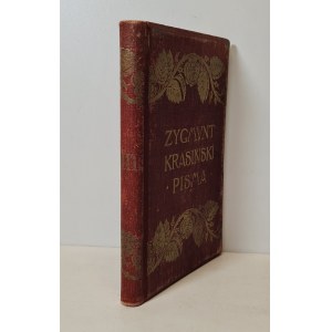 KRASIŃSKI Zygmunt - PISMA Tom III (Drobne utwory poetyczne 1833-1859) Wydał Pini 1904