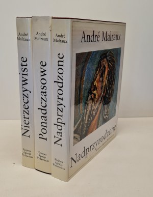 MALRAUX Andre - TRANSFORMATION OF THE GODS: Volume I -NATURAL. Volume II -NECESSARY. Volume III - THE MIRACLE (1st Edition).