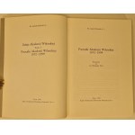 PIECHNIK Ludwik - BONTÉ DE L'ACADÉMIE WILNA Volumes I et IV