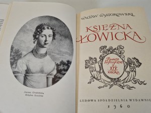 GĄSIOROWSKI Wacław - KSIĘŻNA ŁOWICKA. Historischer Roman des 19. Jahrhunderts Edition 1