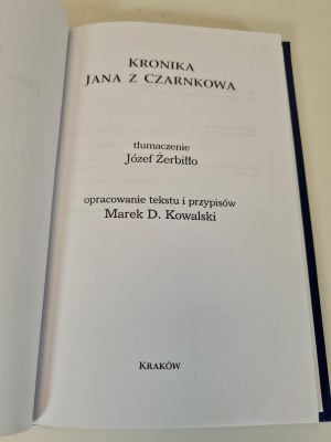 CHRONICLE OF JAN OF CZARNKOW