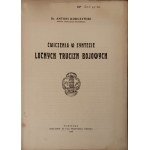 KORCZYŃSKI Antoni - ĆWICZENIA W SYNTEZIE LOTNYCH TRUCIZN BOJOWYCH Warszawa 1926
