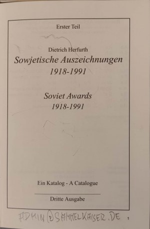 SOWJETISCHE AUSZEICHNUNGEN 1918-1991 Auszeichnungen der Mongolischen Volksrepublik 1924-1992