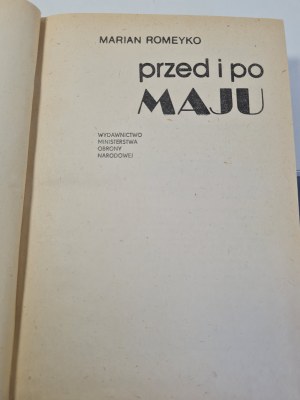 ROMEYKO Marian - PRZED I PO MAJU