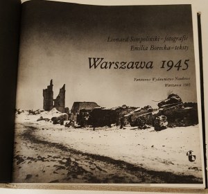 SEMPOLIŃSKI L. BORECKA E. - VARSAVIA 1945