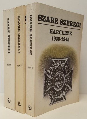 JABRZEMSKI Jerzy - SZARE SZEREGI Harcerze 1939-1945 I.-III. zväzok vydanie 1