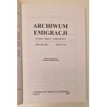 ARCHIV EMIGRAČNÍCH STUDIÍ NÁČRTKY DOKUMENTY