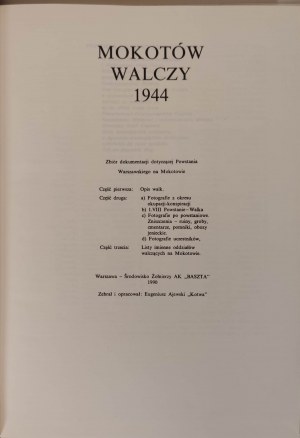 AJEWSKI Eugeniusz - MOKOTÓW WALCZY 1944