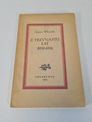 WŁODEK Adam - DA TRE ANNI 1939-1952 Edizione 1