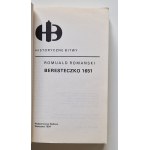ROMAŃSKI Romuald - BERESTECZKO 1651 Série Historyczne Bitwy