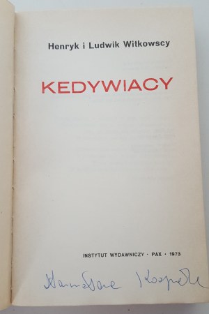 WITKOWSCY Henryk i Ludwik - KEDYWIACY Edizione 1