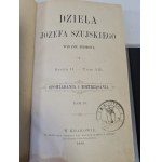 SZUJSKI Józef - DZIEŁA Serya II. - Svazek VIII. POVÍDKY A DISERTAČNÍ PRÁCE. 1888