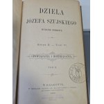 SZUJSKI Józef - DZIEŁA Serya II. - Volume VI. RÉCITS ET DISSERTATIONS.1886