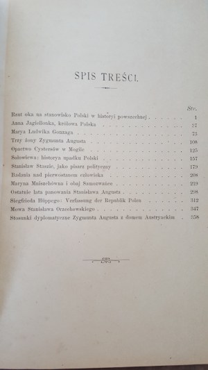 SZUJSKI Józef - DZIEŁA Serya II. - Volume V. STORIES AND DISSERTATIONS.1885