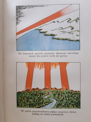 H.W. VAN LOON - GEOGRAPHIE À KALEJDOSKOP avec 16 planches en couleurs et 59 dessins Bibljoteka Wiedzy Volume 24