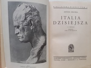 ZISCHKA ANTON - ITALY DZISIEJSZA s 25 ilustracemi Bibljoteka Wiedzy Volume 37
