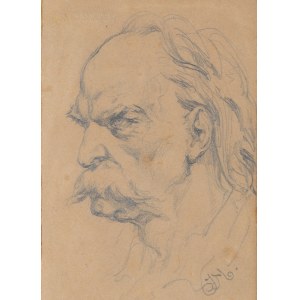 Jan MATEJKO (1838-1893), Portret mężczyzny