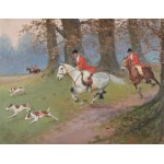 Wladyslaw BOROWICKI (1909-1997), Hunting par force.