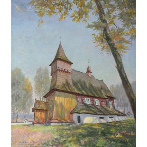 Antoni CHRZANOWSKI (1905-2000), Die Kirche St. Kinga in Rajbrot (1937)