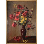 Mieczysław REYZNER (1861-1941), Blumenstrauß mit Mohnblumen (1925)