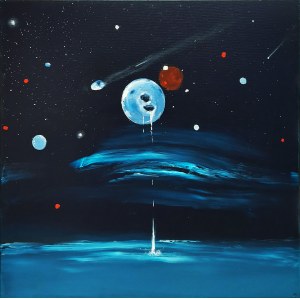 Andrzej Cybura, Hollow Moon, 2021