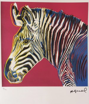 Andy Warhol, Zebra, litografia, seria 