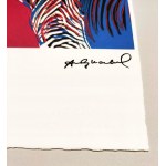 Andy Warhol, Zebra, litografia, seria Zagrożone gatunki