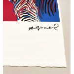 Andy Warhol, Zebra, lithograph, Endangered Species series