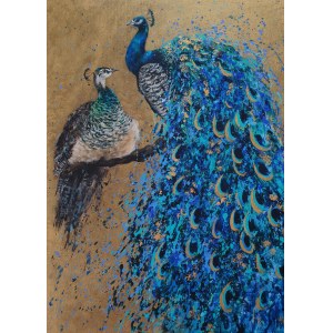 Khrystyna Hladka, from peacocks series 2022