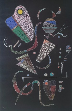 Wassily Kandinsky, Surrealist landscape (Krajobraz surrealistyczny), 1982