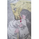Salvador Dali, Hasta ensordecer (Until Stunned) from Dali's series Goya's Caprices, 1977.