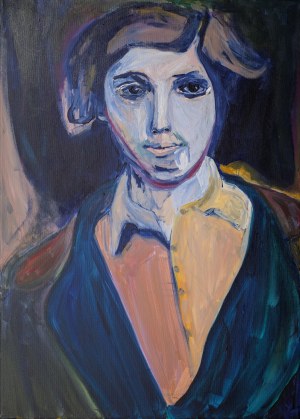 Dominik Smolik, Portrait d'une jeune fille juive, 1934, 2021