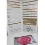 POŽADOVANÁ CENA 25% Z OCENĚNÍ PŘÍRODNÍ RUBÍN 0,75 CT OCENĚNÍ.1230USD$