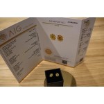 Kolczyki złote 14k z diamentami naturalnymi