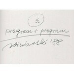 Ryszard Winiarski (1936 Lwów - 2006 Warszawa), Program + program, 1988