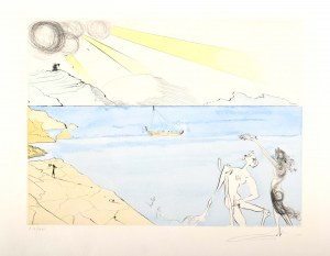 Salvador Dalí (1904 Figueras, Hiszpania – 1989 Figueras, Hiszpania), Z cyklu: Po 50 latach surrealizmu, 1974