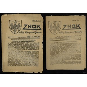 magazines, two issues of the magazine ZNAK - God, Homeland and Honor