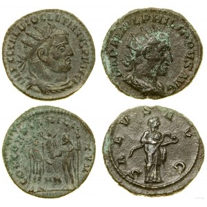 Cesarstwo Rzymskie, lot 2 x antoninian bilonowy