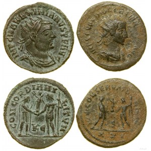Římská říše, let 2 x antoniniánská mince