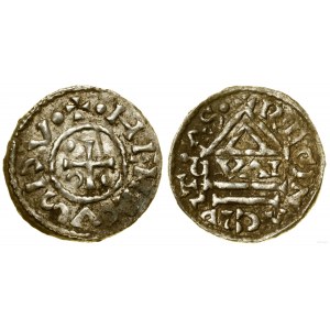 Niemcy, denar, (985-995), Ratyzbona, mincerz Vald