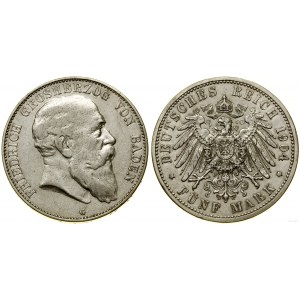 Germany, 5 marks, 1904 G, Karlsruhe