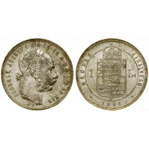 Węgry, forint, 1881 KB, Kremnica