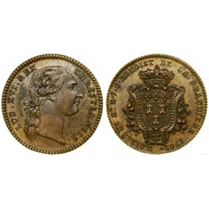 France, token, 1785