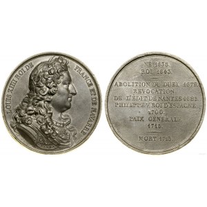 Francja, medal z serii władcy Francji - Ludwik XIV