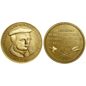 Germany, medal for the 450th anniversary of Thomas Müntzer's death, 1975