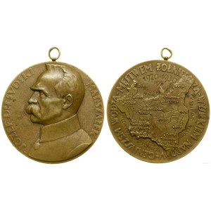 Poľsko, medaila k 10. výročiu poľsko-boľševickej vojny, 1930, Varšava
